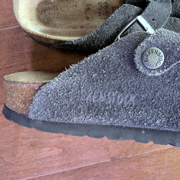 Birkenstock grey Suede Mules - Picture 5 of 5